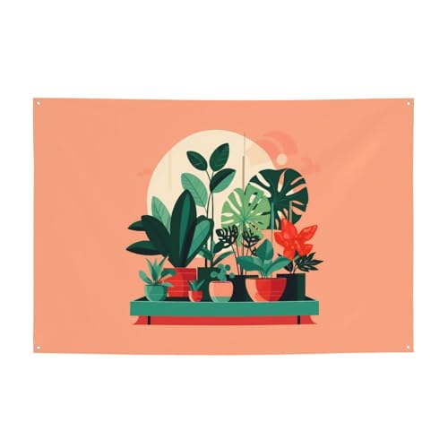 FDGBNM Grüne Pflanzen für den Innenbereich, lebendiges Party-Banner, 119,4 x 43,2 cm, UV-beständig, lichtbeständig, 4 Ösen, für den Innen- und Außenbereich. FDGBNM Grüne Pflanzen für den Innenbereich, lebendiges Party-Banner, 119,4 x 43,2 cm, UV-beständig, lichtbeständig, 4 Ösen, für den Innen- und Außenbereich. von fdgbnm