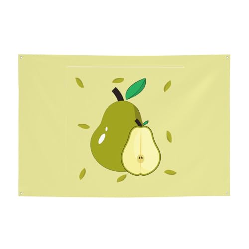 FDGBNM Party-Banner mit Cartoon-Birne, 119,4 x 43,2 cm, UV-beständig, lichtbeständig, 4 Ösen, für den Innen- und Außenbereich geeignet. von fdgbnm