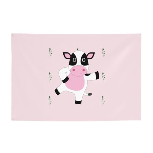 FDGBNM Party-Banner mit Cartoon-Wade, 119,4 x 43,2 cm, UV-beständig, lichtbeständig, 4 Ösen, für den Innen- und Außenbereich geeignet. von fdgbnm