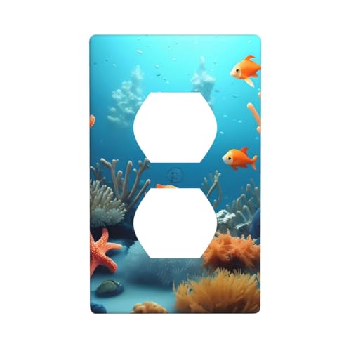 Wandplatte mit Korallenfisch-Motiv, bedruckt, PC-Material, stoßfest, britischer Standard, hitzebeständig, für Wohn- und Gewerbe Wandplatte mit Korallenfisch-Motiv, bedruckt, PC-Material, stoßfest, britischer Standard, hitzebeständig, für Wohn- und Gewerbe von fdgbnm
