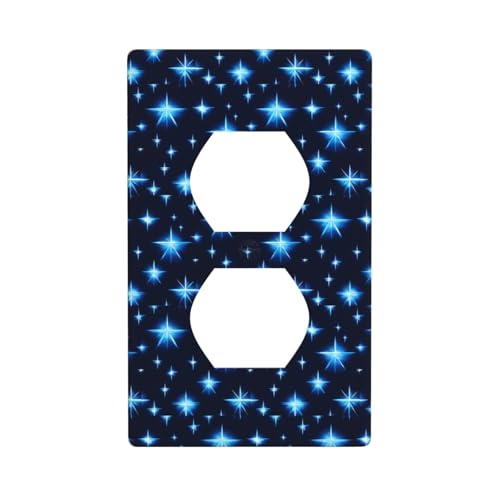 Wandplatte mit blauem Sternmotiv, PC-Material schlagfest, britischer Standard, hitzebeständig, für Wohn- und Gewerbe von fdgbnm