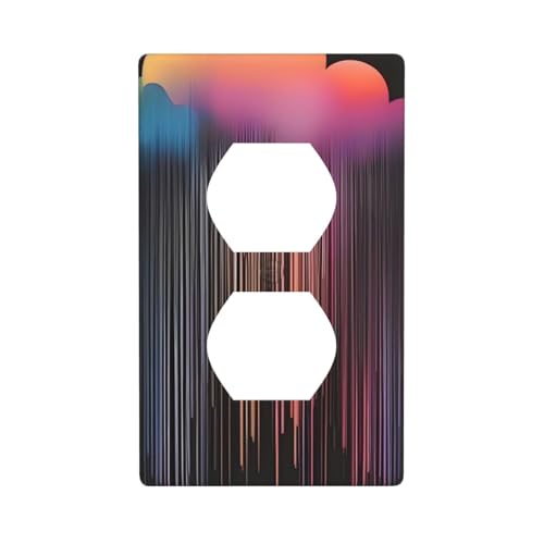 Wandplatte mit buntem Regenbogen, bedruckt, PC-Material, schlagfest, britischer Standard, hitzebeständig, für Wohn- und Gewerbe Wandplatte mit buntem Regenbogen, bedruckt, PC-Material, schlagfest, britischer Standard, hitzebeständig, für Wohn- und Gewerbe von fdgbnm