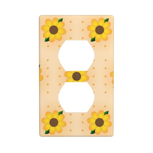 Wandplatte mit goldener Sonnenblumen-Aufschrift, PC-Material, schlagfest, britischer Standard, hitzebeständig, für Wohn- und Gewerbe Wandplatte mit goldener Sonnenblumen-Aufschrift, PC-Material, schlagfest, britischer Standard, hitzebeständig, für Wohn- und Gewerbe von fdgbnm
