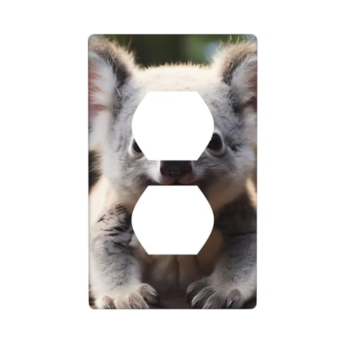 Wandplatte mit niedlichem Koala-Druck, PC-Material, stoßfest, britischer Standard, hitzebeständig, für Wohn- und Gewerbe Wandplatte mit niedlichem Koala-Druck, PC-Material, stoßfest, britischer Standard, hitzebeständig, für Wohn- und Gewerbe von fdgbnm