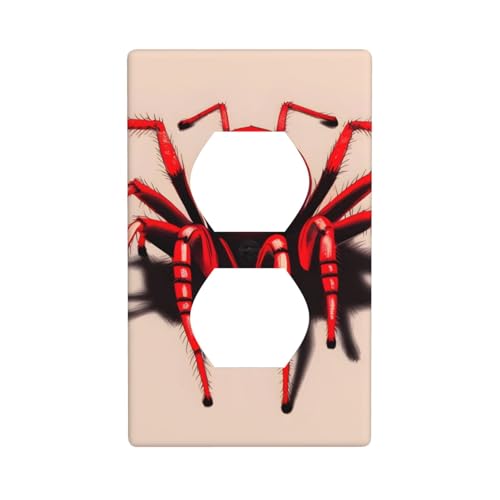 Wandplatte mit niedlicher roter Spinne, aus Polycarbonat, stoßfest, britischer Standard, hitzebeständig, für Wohn- und Gewerbe Wandplatte mit niedlicher roter Spinne, aus Polycarbonat, stoßfest, britischer Standard, hitzebeständig, für Wohn- und Gewerbe von fdgbnm