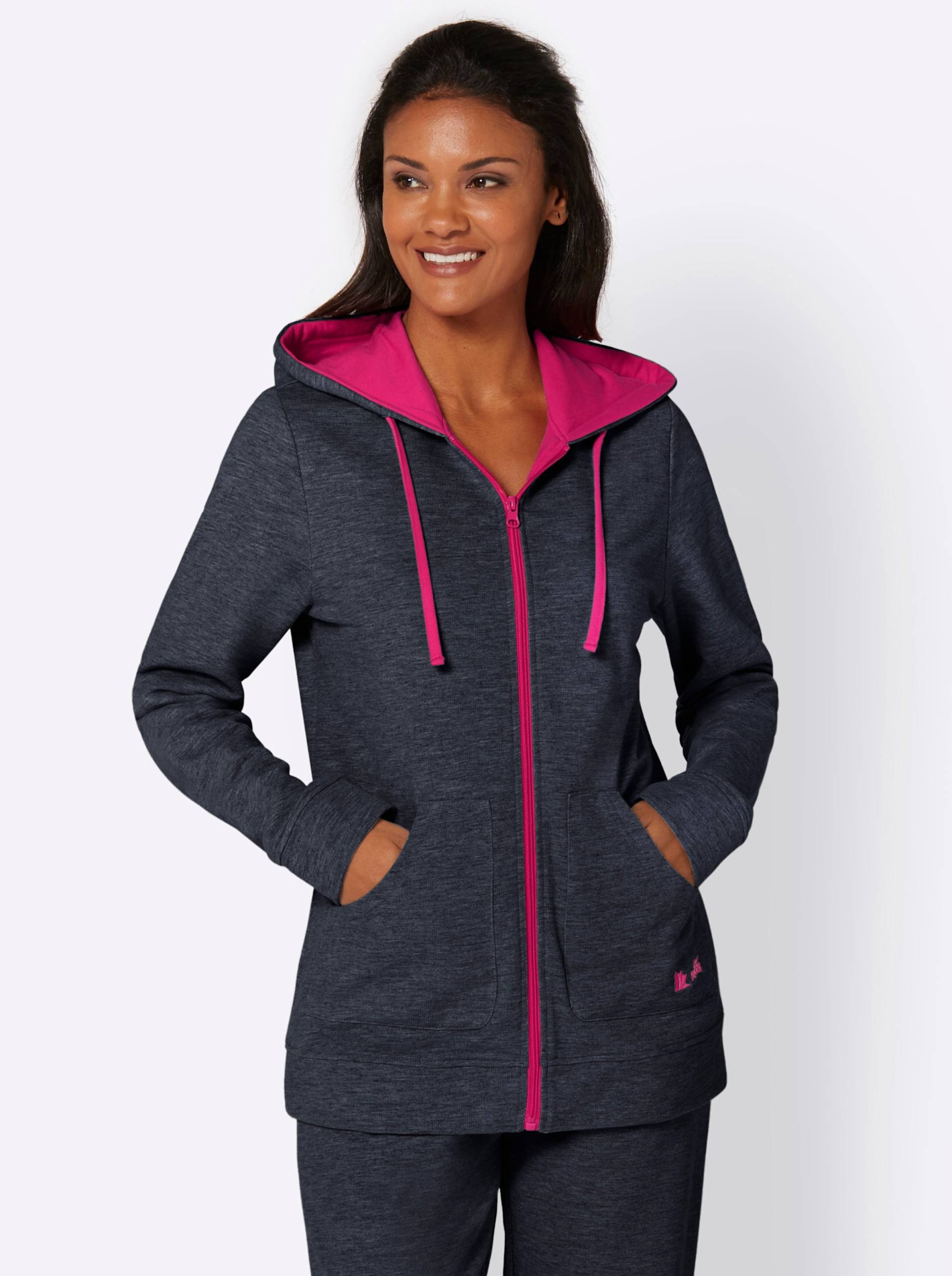 Jacke in marine-pink von feel good von feel good