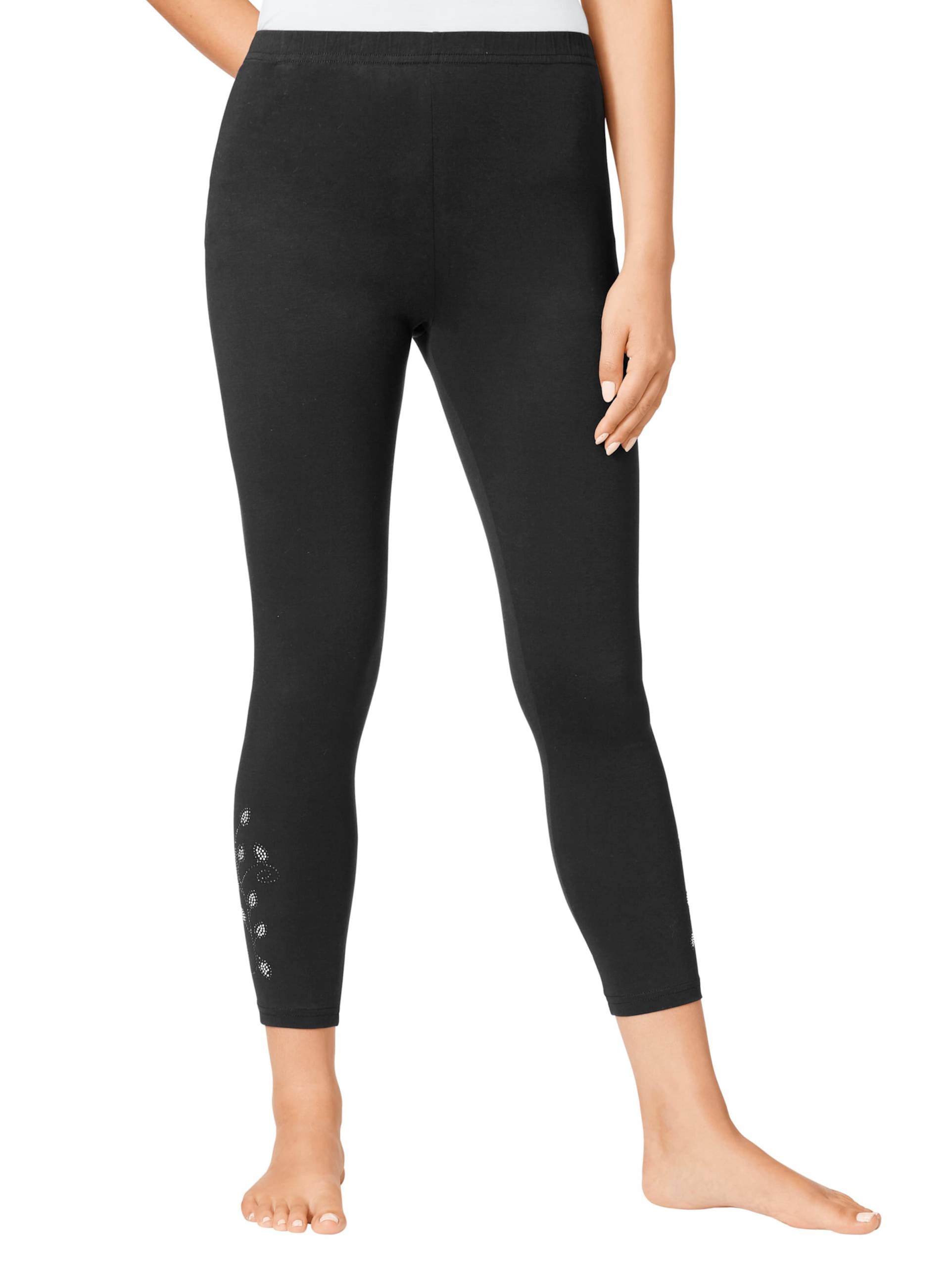 Leggings in schwarz + pflaume von feel good von feel good