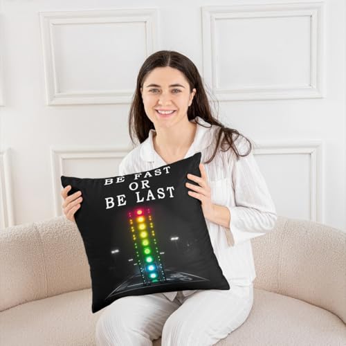 feelingyou Verkehrsleuchter Kissenabdeckung Renntema Extreme Sports Stil Kissenhülle für Kinder Bunte Signalleuchter Dekor Kissenabdeckung für Auto Couch Stühle 40x40cm von feelingyou