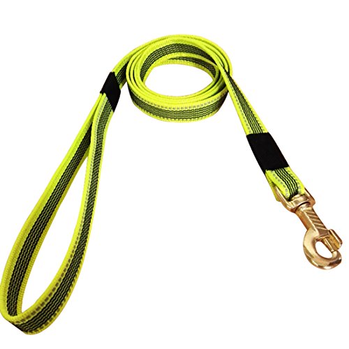 feiling Hundeleine Gummiert Retrieverleine Reflektierende Nylon Lange Erziehungsleine Hundführleine Ausbildungsleine für Mittlere und Grosse Hunde Trainingsleine 2M 3M 5M 10M 15M Seil Schauleine (3M) von feiling