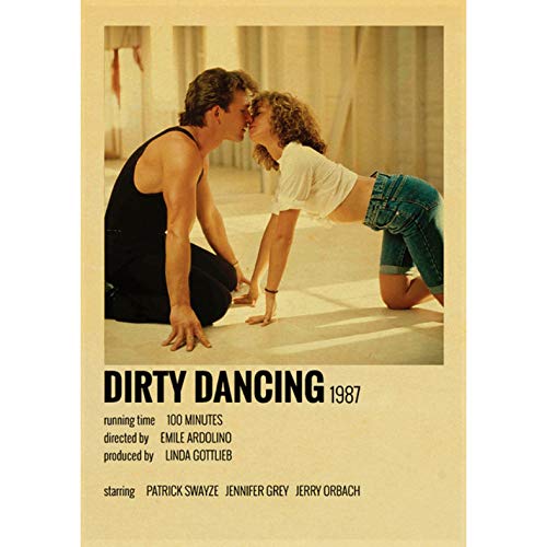 feilongzaitian Klassische Filmplakate Filmdetails Dirty Dancing Outer Banks Kill Bill Retro Poster Kunst Malerei Bar Cafe Dekor A6 50X70Cm （Ohne Rahmen） von feilongzaitian