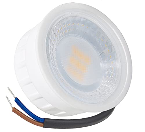 feinlux® LED Modul EXTRA FLACH 230V dimmbar Strahler Reflektor Leuchtmittel 5W 400lm Lichtfarbe neutralweiss tageslichtweiß 4000K - 25mm flach - 38° Abstrahlwinkel - ersetzt 40W Halogen von feinlux