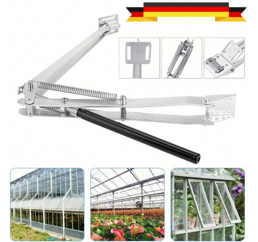 feinlux Fensteröffner Automatischer Fensteröffner für Gewächshaus & Gartenhaus (Zylinder) von feinlux