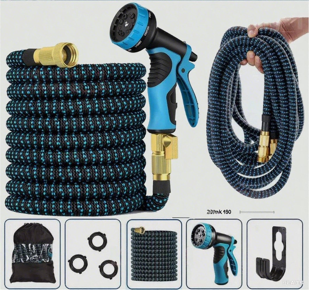 feinlux Gartenschlauch flexibler wasserschlauch flexischlauch dehnbarer mit 10funktionen von feinlux