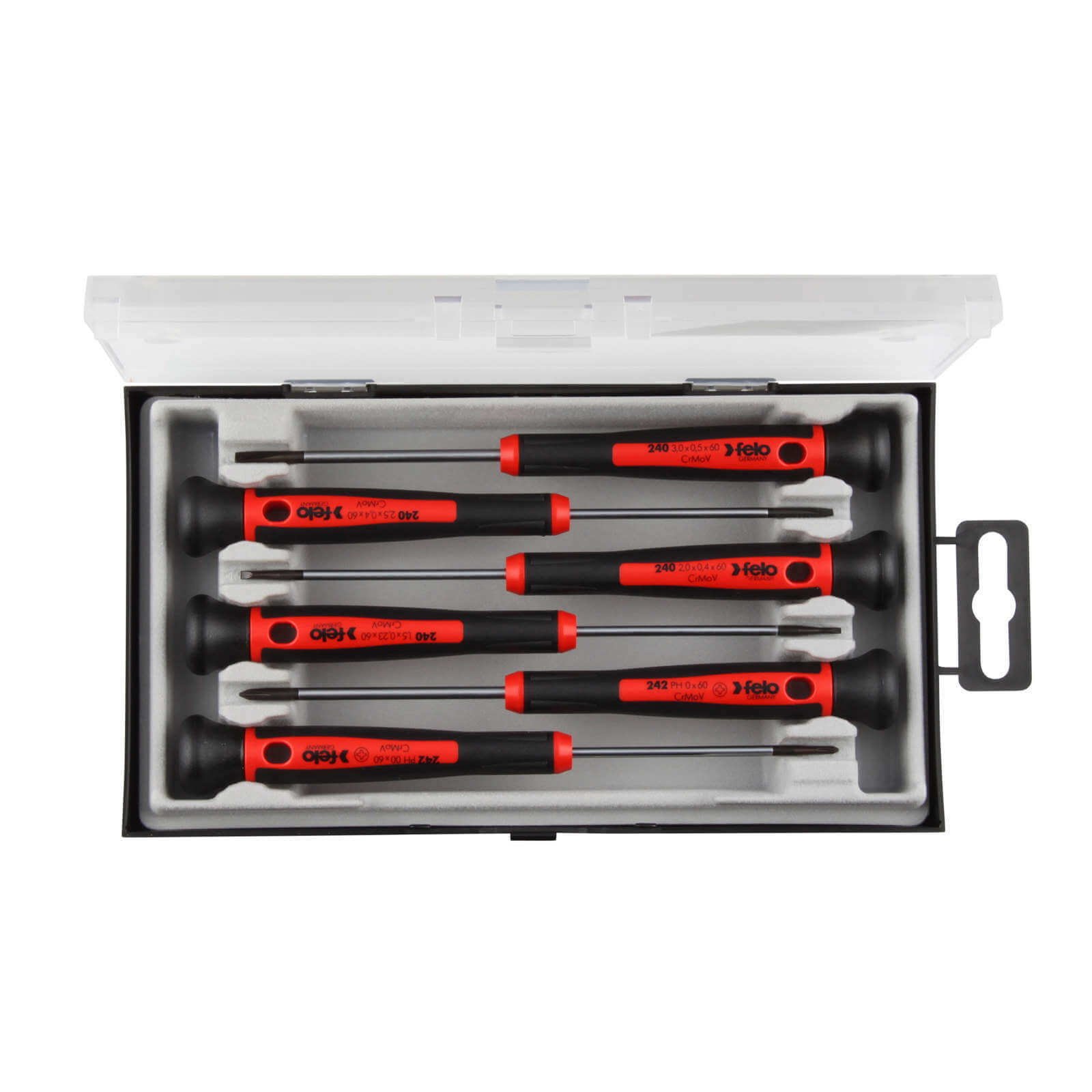 felo Präzisionsschraubendreher Set 6tlg Torx, Sechskant, Schlagfest, Ergonomisch von felo