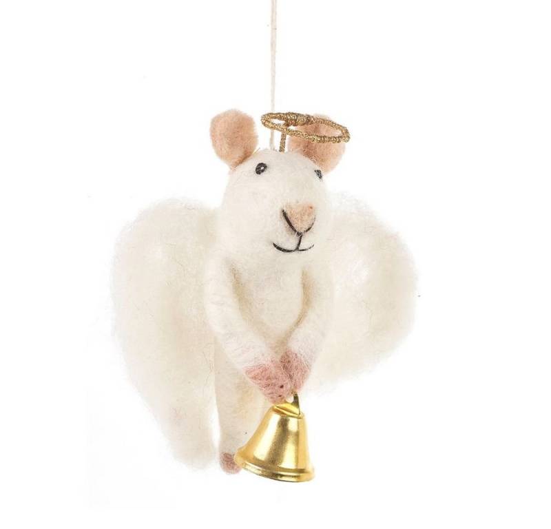 felt so good Christbaumschmuck Angel Maus aus Filz von felt so good