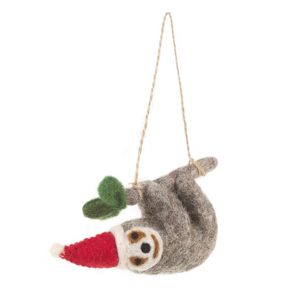 felt so good Christbaumschmuck Christmas-Sloth, Faultier aus Filz felt so good Christbaumschmuck Christmas-Sloth, Faultier aus Filz von felt so good