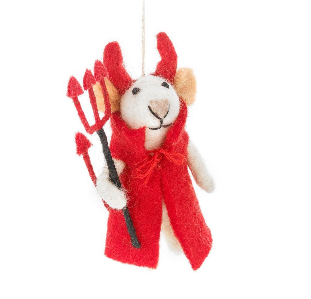 felt so good Hängedekoration Devil Mouse aus Filz felt so good Hängedekoration Devil Mouse aus Filz von felt so good