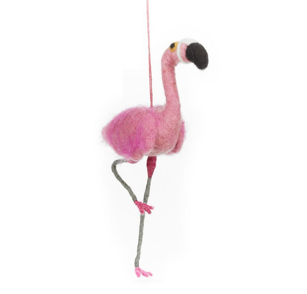 felt so good Hängedekoration Frankie Flamingo aus Filz felt so good Hängedekoration Frankie Flamingo aus Filz von felt so good
