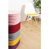 Gepolstertes Eco Filz Kissen Geeignet Für Vitra Und Hermann Miller Eames Fiberglas & Plastic Sidechairs Dsw, Dsr, Dsx - Version Ohne Armlehne von feltdshop