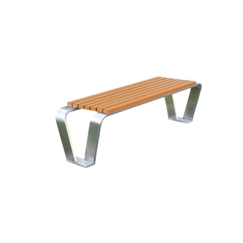 fengqingyunyan0304 Outdoor-Bank, Edelstahl-Parkbank, rostfreier Aluminium-Stuhl für Garten, Hof von fengqingyunyan0304