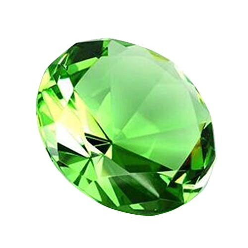 Feng Shui 4 cm Kristall Diamant Regenbogen Glas Perlen Kugelkristall Deko Basteln Geschenk W3808 grün von fengshuisale