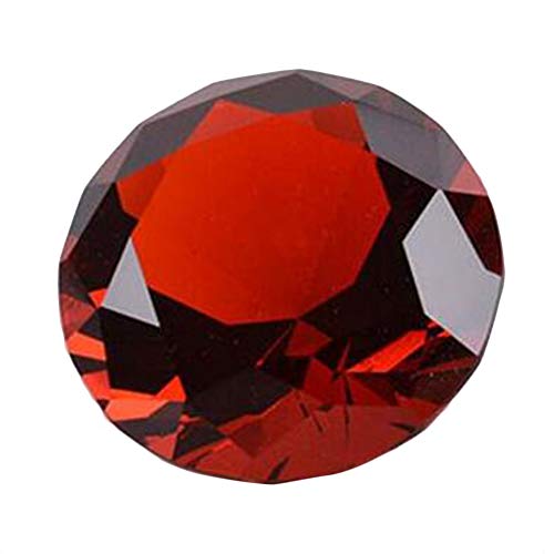 Feng Shui 4 cm Kristall Diamant Regenbogen Glas Perlen Kugelkristall Deko Basteln Geschenk W3808 rot von fengshuisale