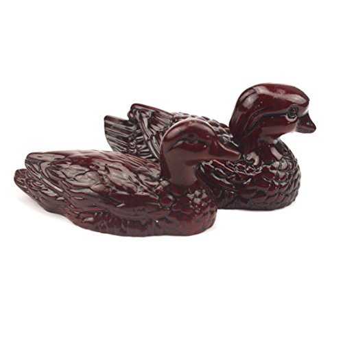 Feng Shui Paar Mandarin Enten Feng Shui Liebe & Treue/Harz A2032 Kurzzeitmesser von fengshuisale