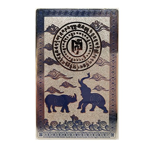 Feng Shui Talisman-Karte mit Elefantenmotiv, Blau von fengshuisale