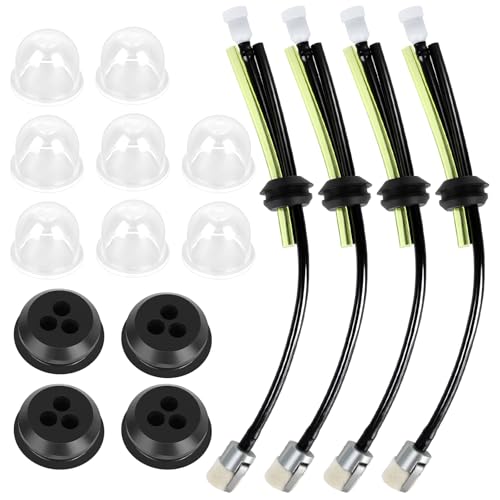 4 Stück Benzinfilter Kit, Benzinschlauch aus Gummi, Universal Rasentrimmer Zubehör, Benzinfilter für Freischneider, Trimmer, Rasenmäher 4 Stück Benzinfilter Kit, Benzinschlauch aus Gummi, Universal Rasentrimmer Zubehör, Benzinfilter für Freischneider, Trimmer, Rasenmäher von fengxuanwl