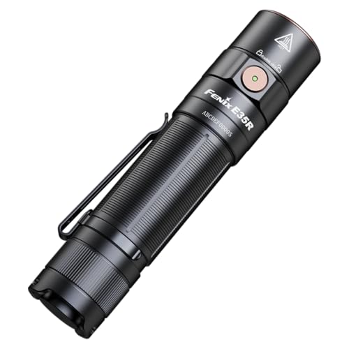 Fenix Dual Battery Bundle E35R EDC Taschenlampe, 3100 Lumen, USB-C, wiederaufladbar, hohe Lumen-Leistung, Taschenlampe mit extra ARB-L21-5000 und LumenTac Akkugehäuse von FENIX