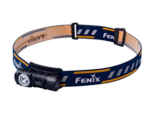 Fenix HM50R Headband Flashlight LED Black, Blue Flashlight – Flashlights (Headband Flashlight, Black, Blue, aluminium, 2 m, IP68, 1 m) von FENIX
