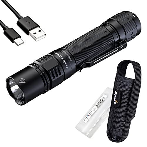 Fenix PD36R Pro 2800 Lumen taktische Taschenlampe, Dual Rückschalter, USB-C wiederaufladbar, mit Lumentac Organizer von Fenix