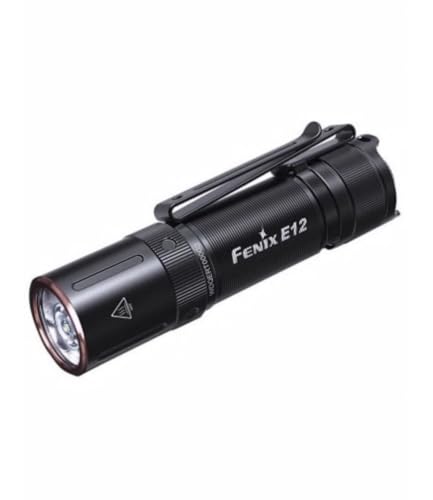fenix E12 V2.0 Taschenlampe, AA-batteriebetrieben, Schwarz von FENIX