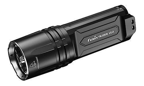fenix Tk35 Ue V2.0 5000 Lumen 18650 Powered Compact Searchlight With 400m Wide Arc Beam Taschenlampe, Schwarz, Schwarzes von fenix