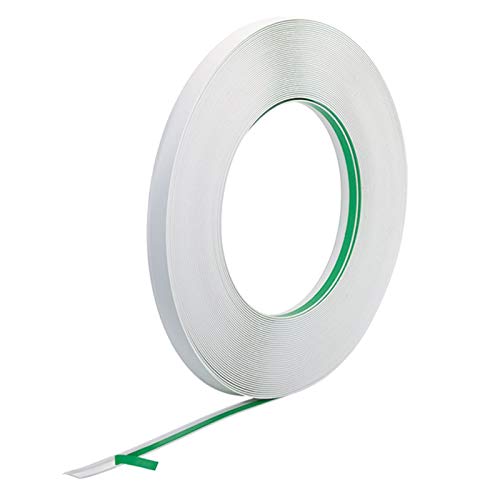 50m Flachleiste 30mm Kunststoff PVC Abdeckleiste mit Gummilippe von fenster-bayram