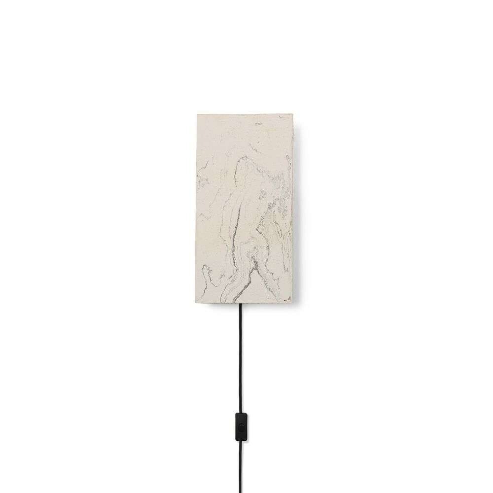 ferm LIVING - Argilla Wandleuchte Rectangular Marble White ferm LIVING von ferm LIVING