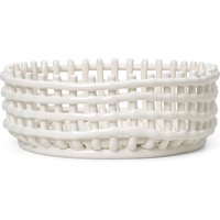 Aufbewahrungskorb Ceramic Centrepiece off-white von ferm LIVING