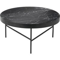 Couchtisch Marble black Ø: 40 cm von ferm LIVING