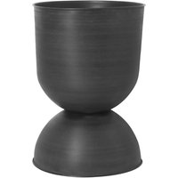 Blumentopf Hourglass black Ø 21 cm von ferm LIVING