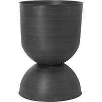 Blumentopf Hourglass black Ø 50 cm von ferm LIVING