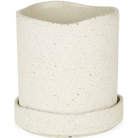 Blumentopf Uneru white Ø 13 cm von ferm LIVING