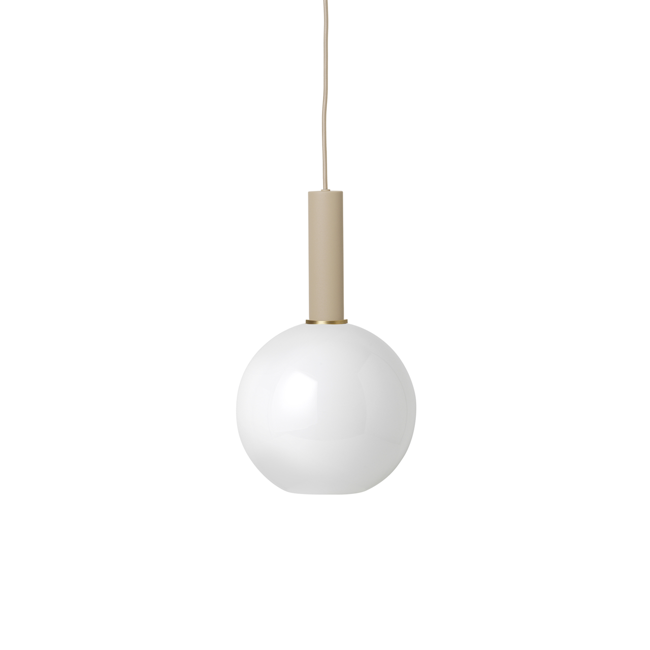 ferm LIVING - Collect Pendelleuchte Opal Sphere High Cashmere ferm LIVING von ferm LIVING