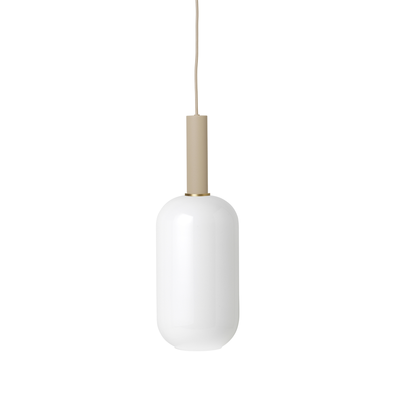 ferm LIVING - Collect Pendelleuchte Opal Tall High Cashmere von ferm LIVING