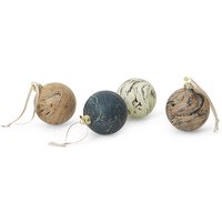 Ferm Living - Marble Christbaumkugel Set von Ferm Living