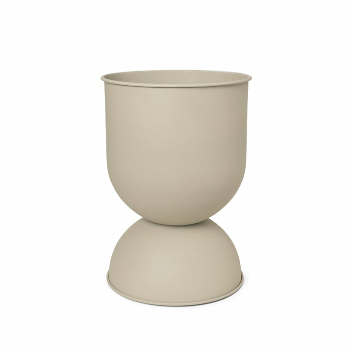 Ferm Living Hourglass Blumentopf Medium übertopf Pflanztopf ø 41x 59 Cm Cashmere B-Ware von ferm LIVING