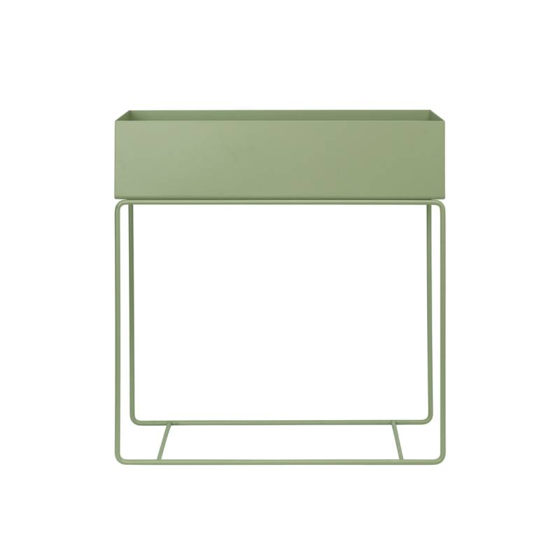 Ferm Living Plant Box Beistelltisch Raumtrenner Blumentopf Tea Green Stahl B-Ware von ferm LIVING