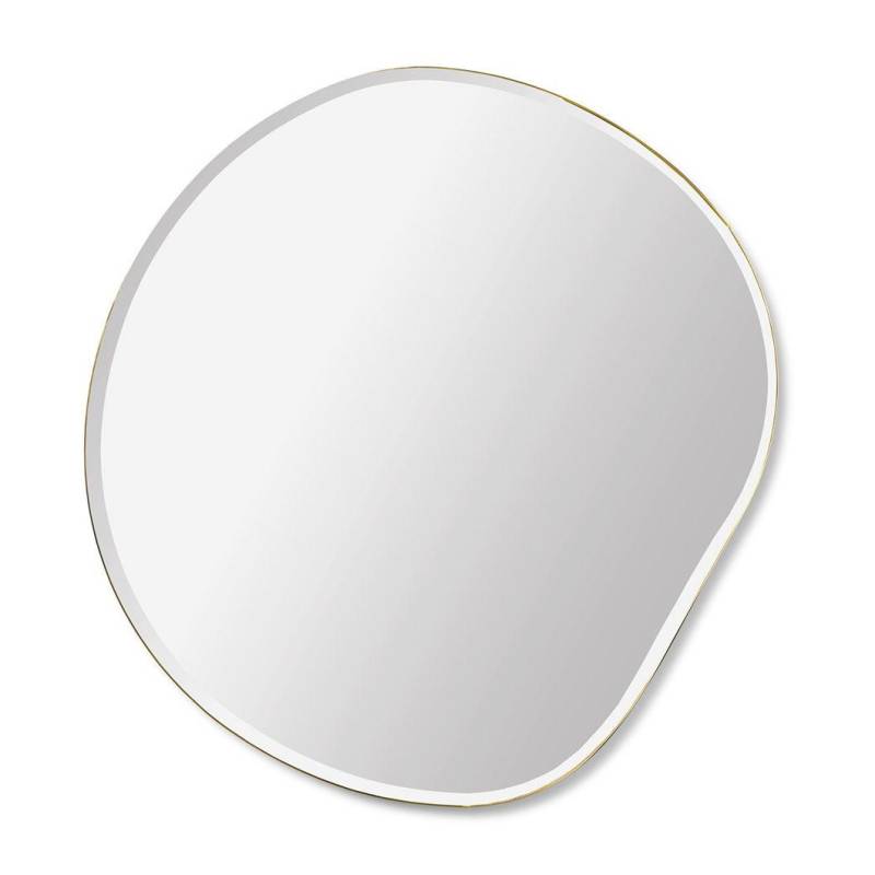 Ferm Living Pond Spiegel Wandspiegel Hängespiegel Gesichtsspiegel Weiß 52x50cm B-Ware von ferm LIVING