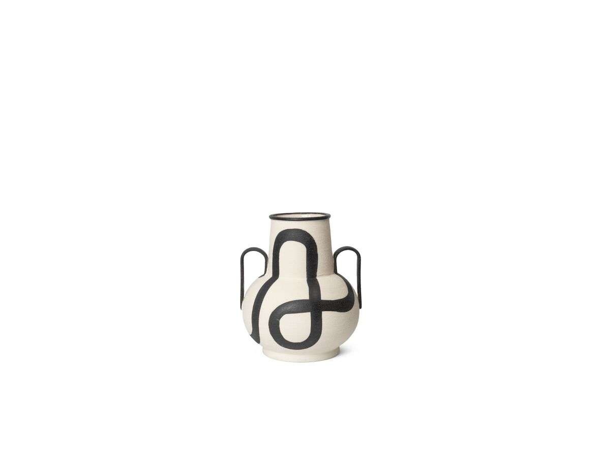 ferm LIVING - Trace Vase Off-White ferm LIVING von ferm LIVING