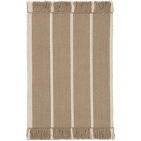 Fußmatte Calm Kelim dark sand/off-white von ferm LIVING