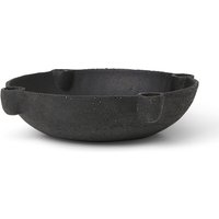 Kerzenhalter Bowl dark grey von ferm LIVING